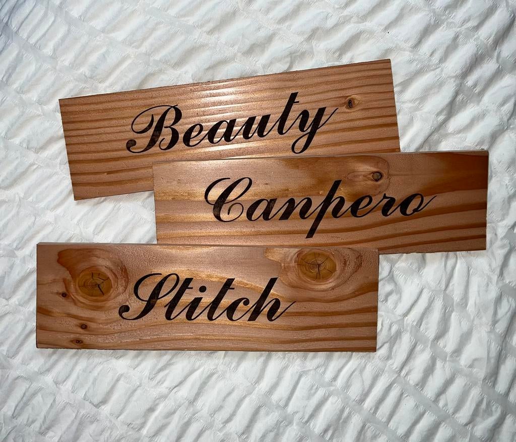 Naambordje gepersonaliseerd, Ophalen of Verzenden, Zo goed als nieuw, Overige soorten