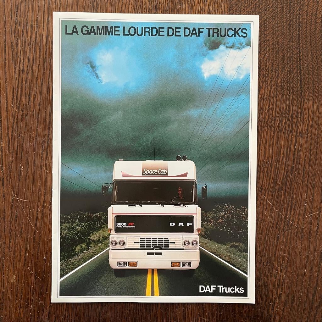 Brochure DAF Trucks (Frans), ca. 1985, Ophalen of Verzenden, Zo goed als nieuw, Overige merken