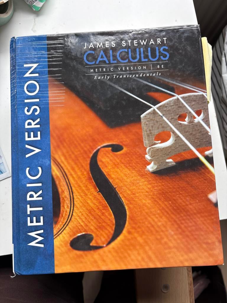 Calculus 8e Metric Version - James Stewart, Boeken, Studieboeken en Cursussen, Ophalen of Verzenden, Beta, Zo goed als nieuw, HBO