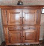 Massieve Eikenhouten Kast - Landelijke Stijl, Huis en Inrichting, Kasten | Buffetkasten, Ophalen of Verzenden, Gebruikt, 25 tot 50 cm