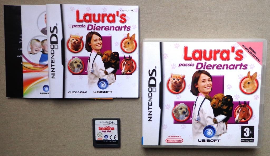 Laura's Passie Dierenarts voor de Nintendo DS Compleet, 1 speler, Ophalen of Verzenden, Zo goed als nieuw, Vanaf 3 jaar