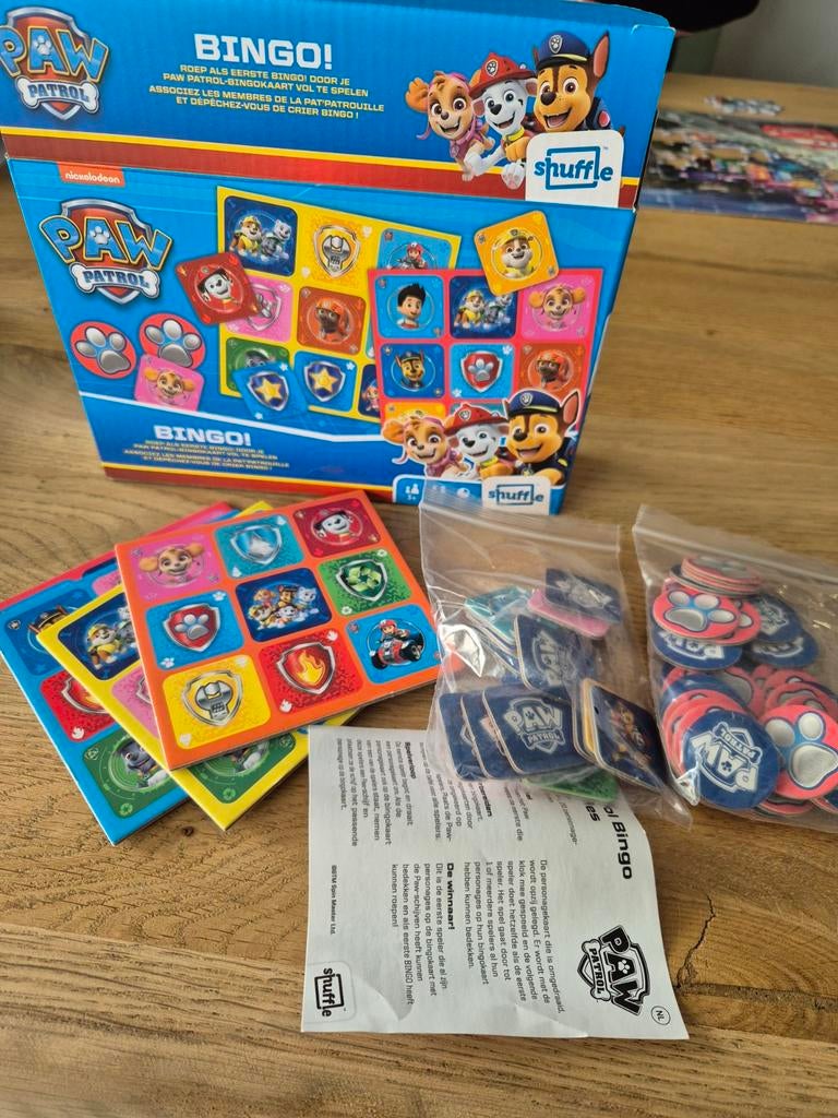 Paw Patrol Bingo, Ophalen, Zo goed als nieuw