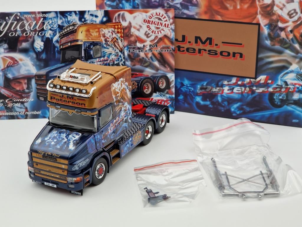 Tekno - Scania T Paterson, Ophalen of Verzenden, Zo goed als nieuw, Bus of Vrachtwagen, Tekno