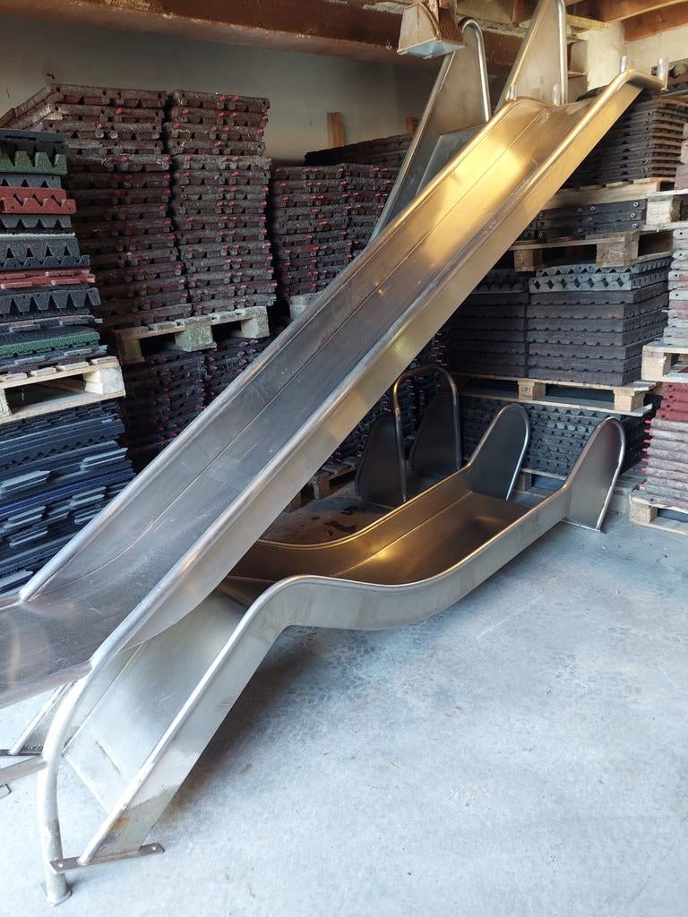 Glijbaan rvs/speeltoestel/glijgoot/diverse lengtes, Ophalen, Gebruikt, Glijbaan, Aanbouwonderdeel