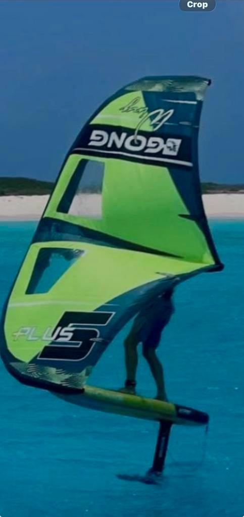 GONG Rise XL Foil + Wing 5m – ideale beginners wingfoil set, Watersport en Boten, Wingsurfen, Gebruikt, Wingsurfset, Ophalen
