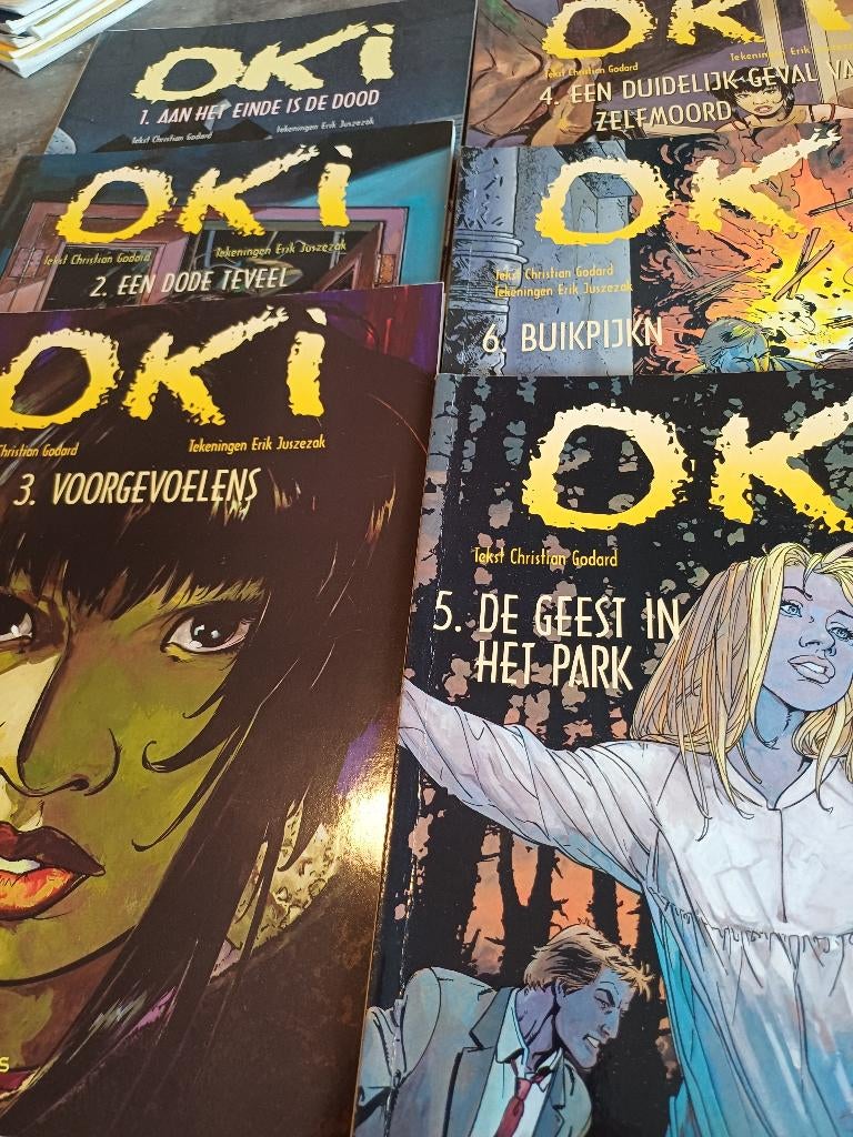 6 x OKI, Eén stripboek, Ophalen of Verzenden, Zo goed als nieuw