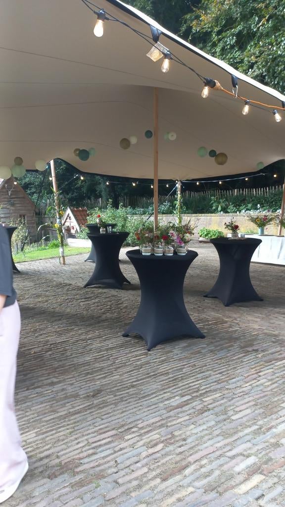 Stretchtent 7,5 x 10,5 meter doek of set, Ophalen