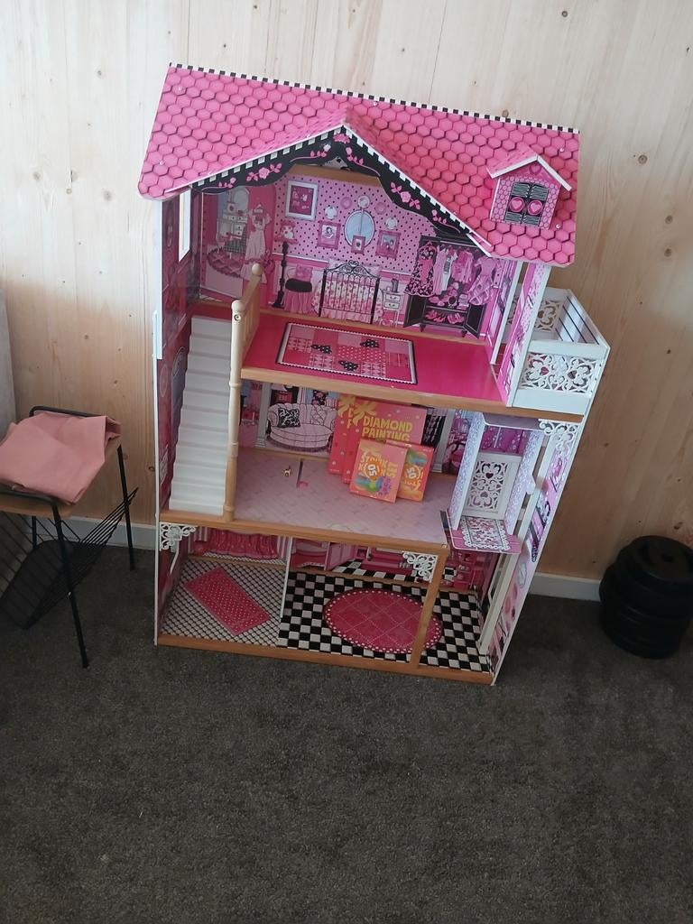 Barbie Poppenhuis - Nette staat, Ophalen of Verzenden, Gebruikt, Poppenhuis