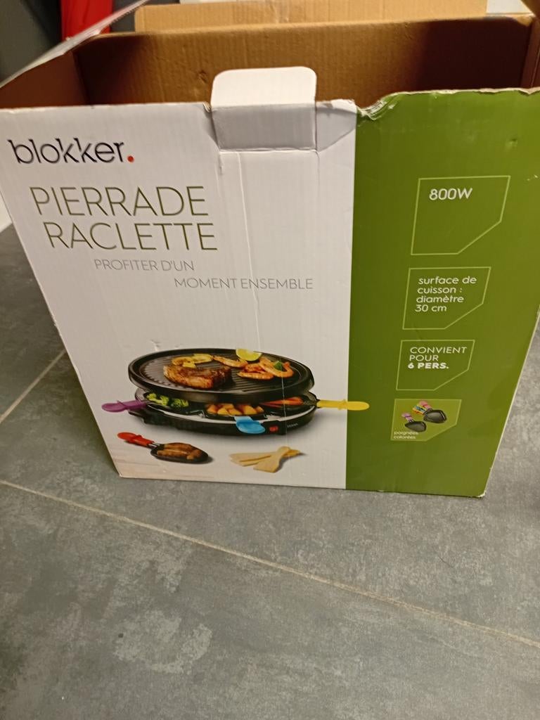 6 persoons Gourmetstel 800W., Ophalen of Verzenden, Nieuw