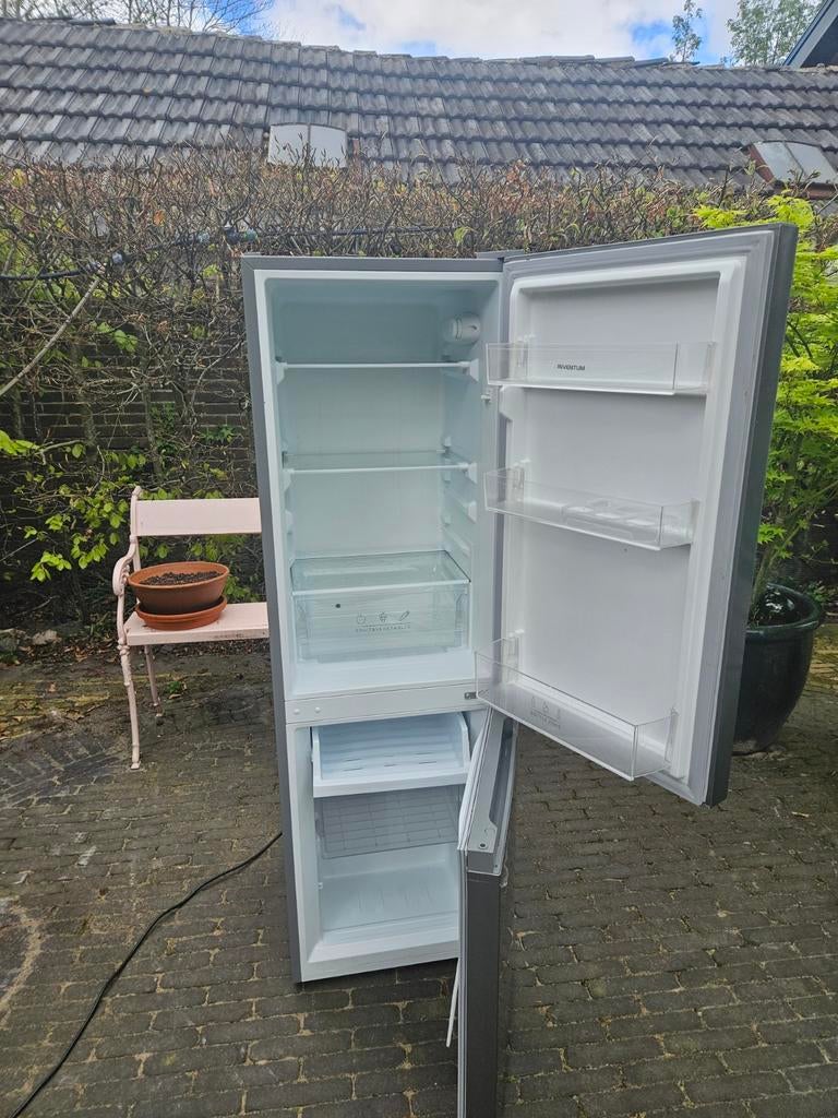 Inventum  koelvries combinatie KV1500S, Witgoed en Apparatuur, Ophalen, 200 liter of meer, Met aparte vriezer, 140 tot 160 cm