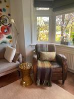 Vintage Club Fauteuil, Ophalen, Gebruikt, 50 tot 75 cm, Leer