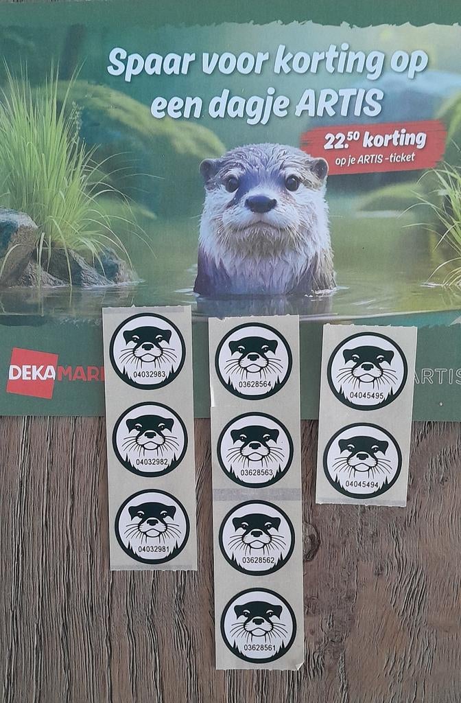 Artiszegels Dekamarkt, Ophalen
