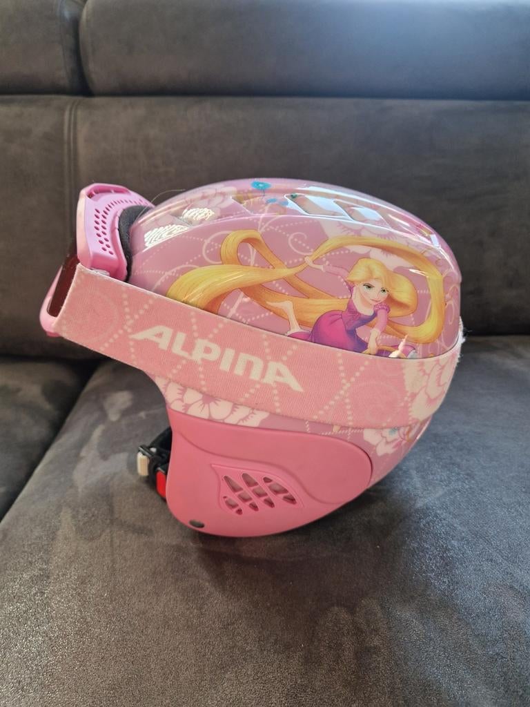 Alpina Kinder Skihelm en Skibril - Maat 48-52, Overige merken, Gebruikt, Overige typen, Ophalen of Verzenden