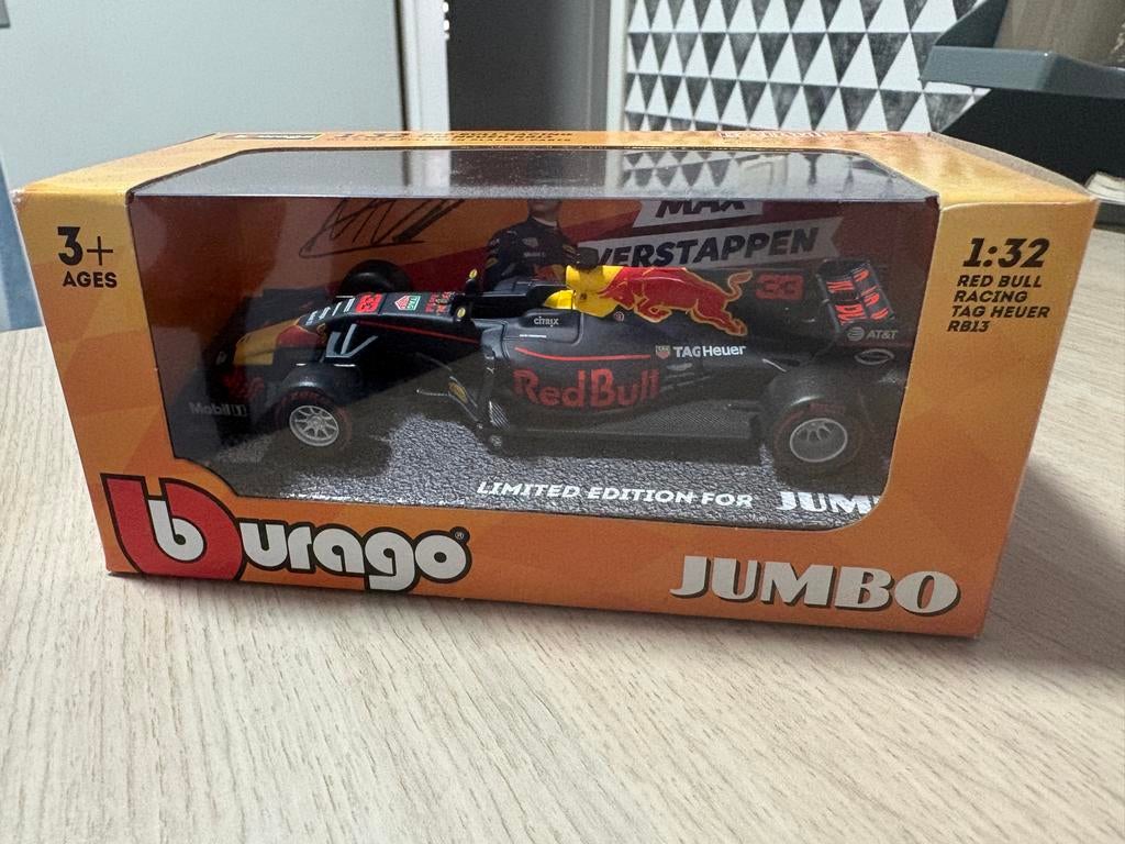Jumbo Red Bull Racing RB13 Max Verstappen 1:32, Ophalen of Verzenden, Nieuw, Auto, Overige merken