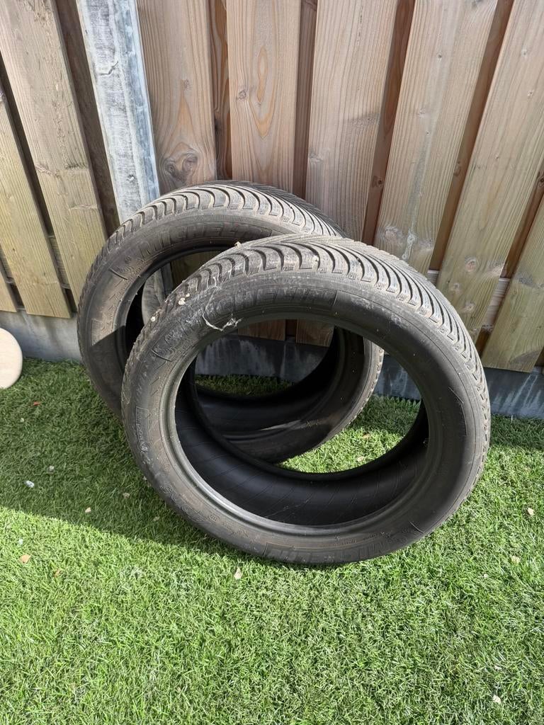 2x 205 55 19 Michelin banden afkomstig peugeot 5008, Ophalen