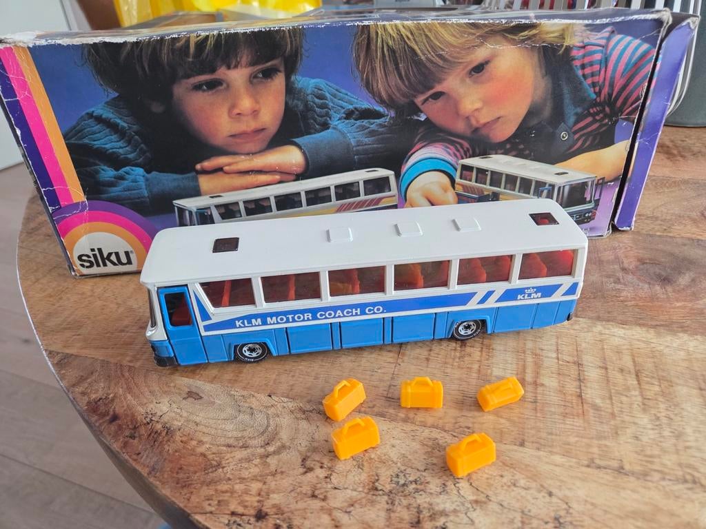KLM motor coach MAN reisbus 3417 Siku schaal 1:55, Gebruikt, SIKU, ., Ophalen of Verzenden
