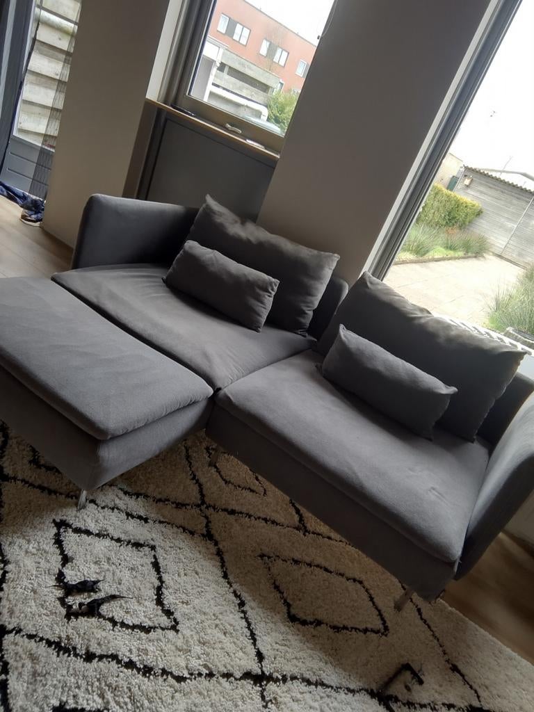 Soderhamn bank met chaise longue, Ophalen of Verzenden, Gebruikt