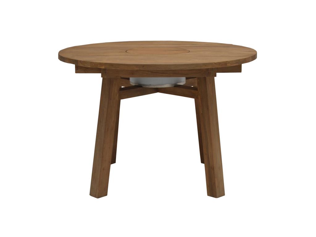 Landelijk klassieke tuintafel - Iceland rond, Tuin en Terras, Tuintafels, Niet ingevuld, Nieuw, Ophalen of Verzenden, Niet ingevuld