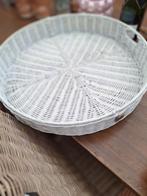 Mooi wit rond dienblad Riviera Maison, Ø 50 cm, Ophalen of Verzenden