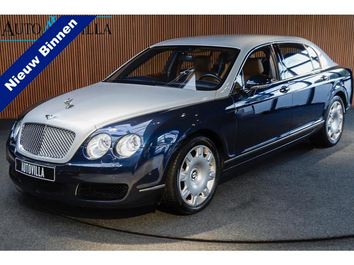 Bentley Continental Flying Spur 6.0 W12 Leer Navi Climate C., Auto's, Bentley, Bedrijf, Te koop, Flying Spur, 4x4, ABS, Achteruitrijcamera