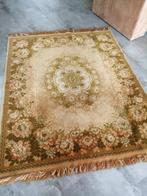 Vintage Smirna Kleed Tafelkleed Bloemen Patroon, Gebruikt, 100 tot 150 cm, Ophalen of Verzenden, Vintage, Bloemen, Smirna