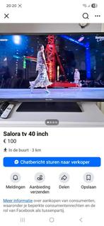 Salora tv, Gebruikt, 50 Hz, 40 tot 60 cm, Ophalen