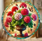 Raamhanger pot met Geraniums, Ophalen of Verzenden, Nieuw