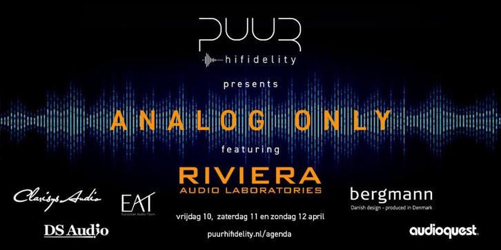 Riviera Audio Laboratories - event 'ANALOG ONLY', Audio, Tv en Foto, Versterkers en Receivers, Nieuw, Stereo, 120 watt of meer