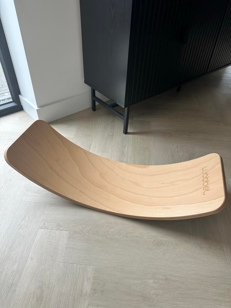 Wobbel pro blank gelakt met vilt muis, Ophalen, Zo goed als nieuw