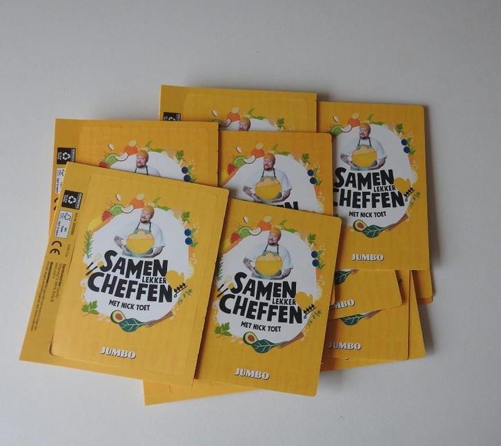 Plaatjes bakboekje Jumbo., Verzamelen, Supermarktacties, Jumbo, Verzenden