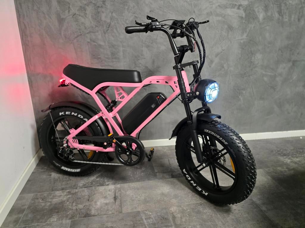 Fatbike OUXI V20 Pro NFC+SLOT+GPS GRATIS Colors Roze Groen, Overige merken, -, -, Nieuw