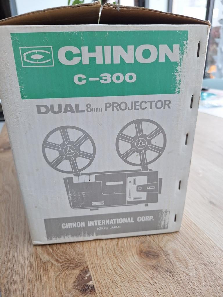 Chinon C-300 Dual 8mm Projector - Vintage Filmprojector, Ophalen, 8mm film