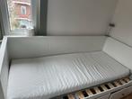 Ikea tweepersoonsbed met opbergruimte, Gebruikt, Wit, Tweepersoons, Ophalen of Verzenden