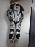 Damen 1-delig Racepak - Zilver/Zwart Leer, Damen, Heren, Ophalen of Verzenden, Overall