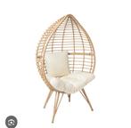 Eistoel van Xenos inclusief kussens - Zo goed als nieuw, Overige kleuren, Riet of Rotan, Ophalen of Verzenden, Zo goed als nieuw