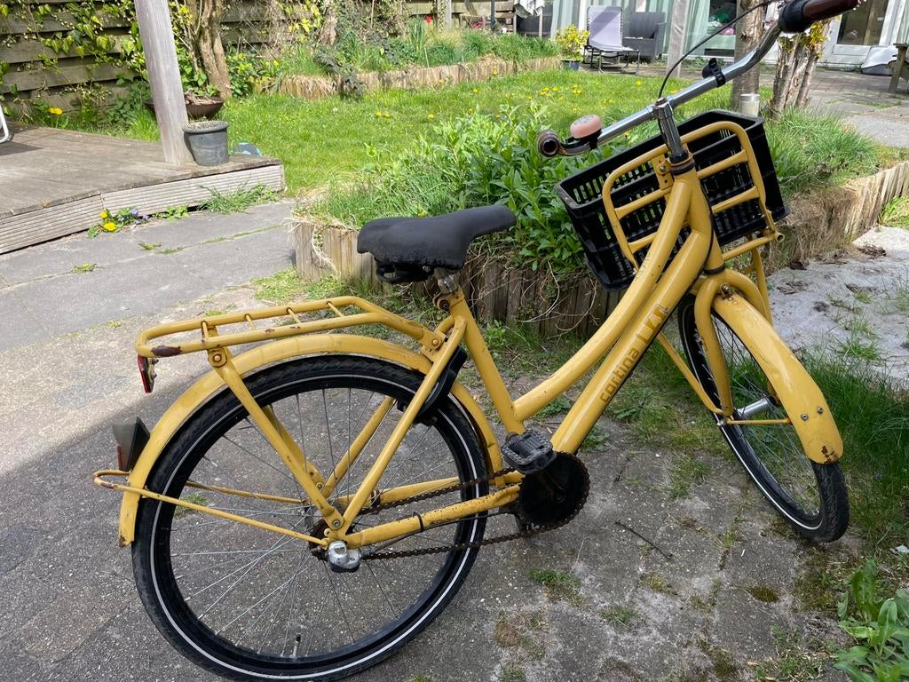 Gele fiets Cortine 24 inch, Fietsen en Brommers, Fietsen | Meisjes, Ophalen of Verzenden, Gebruikt, 24 inch
