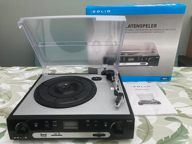 Zolid USB platenspeler, Overige merken, Ophalen of Verzenden, Zo goed als nieuw, Automatisch