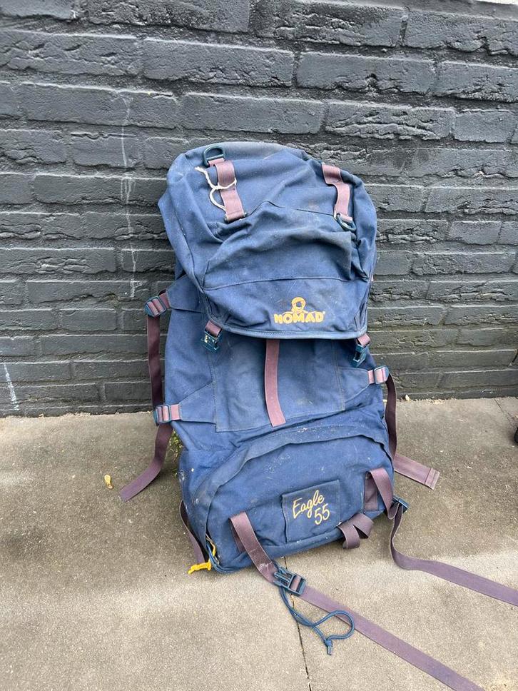 Nomad Eagle 55 Trekking Rugzak - Robuust en Ruim, Sieraden, Tassen en Uiterlijk, Tassen | Rugtassen, Gebruikt, Nomad, Minder dan 25 cm
