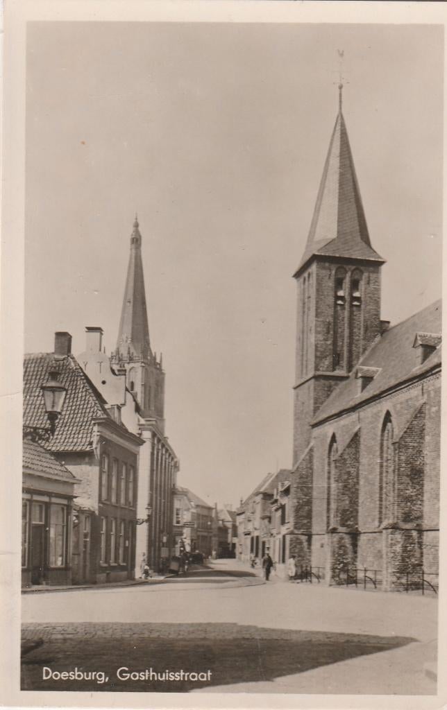 doesburg- gasthuisstraat, Ophalen of Verzenden, 1940 tot 1960, Friesland