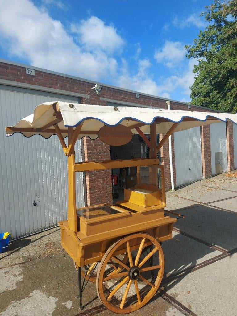 Haringkar met afneembaar dak en vitrine, Zakelijke goederen, Horeca | Meubilair en Inrichting, Ophalen