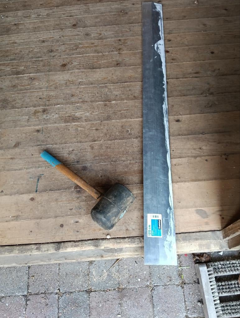 Rubberen hamer.stucadoors rei, Afvoer, Gebruikt, Ophalen of Verzenden, Minder dan 2 meter