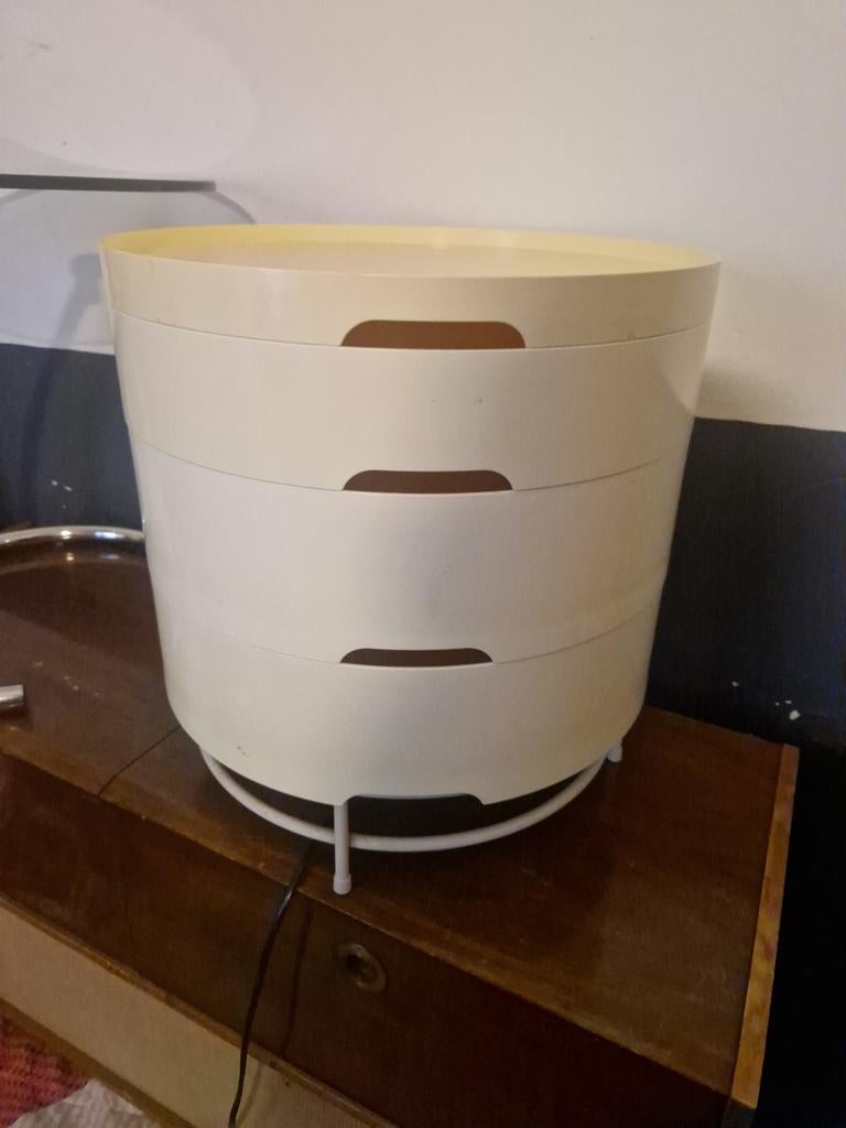 IKEA PS 2014 opbergtafel - vergeeld, verder perfect, Ophalen, Minder dan 45 cm, Gebruikt, Modern, Scandinavisch