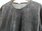 S- trui- undici- velours- grijs dessin, Maat 38/40 (M), Verzenden, Undici, Zo goed als nieuw