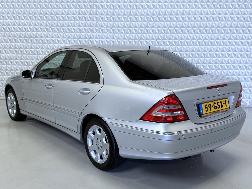 Mercedes-Benz C-klasse 200 K. Elegance Sedan AUTOMAAT (2008), Auto's, Mercedes-Benz, Automaat, Achterwielaandrijving, Gebruikt
