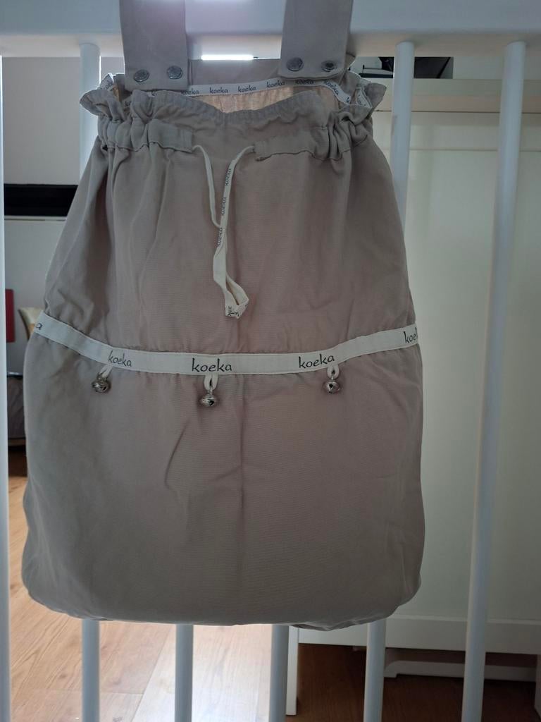 Box zak van koeka zand kleur, Kleding | Dames, Rokken, Ophalen of Verzenden, Zo goed als nieuw, Beige, Boven de knie