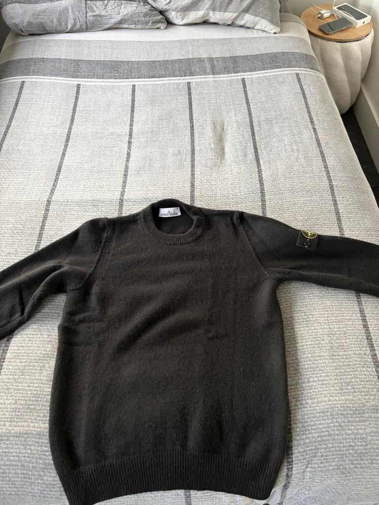 Originele Stone Island Trui Zwart Maat M, Ophalen of Verzenden, Zo goed als nieuw, Maat 48/50 (M), Zwart