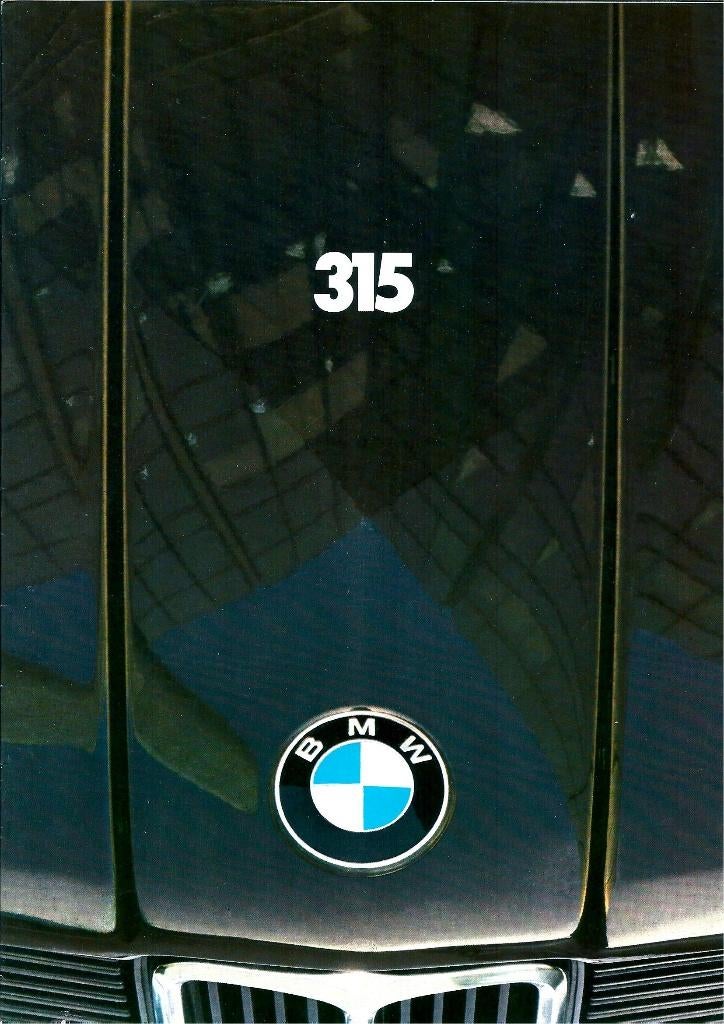 Brochure BMW 315 1981, Ophalen of Verzenden, Gelezen, BMW