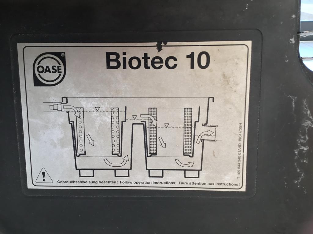 Oase Biotec 10 Vijverfilter, Ophalen, Gebruikt, Vijverfilter
