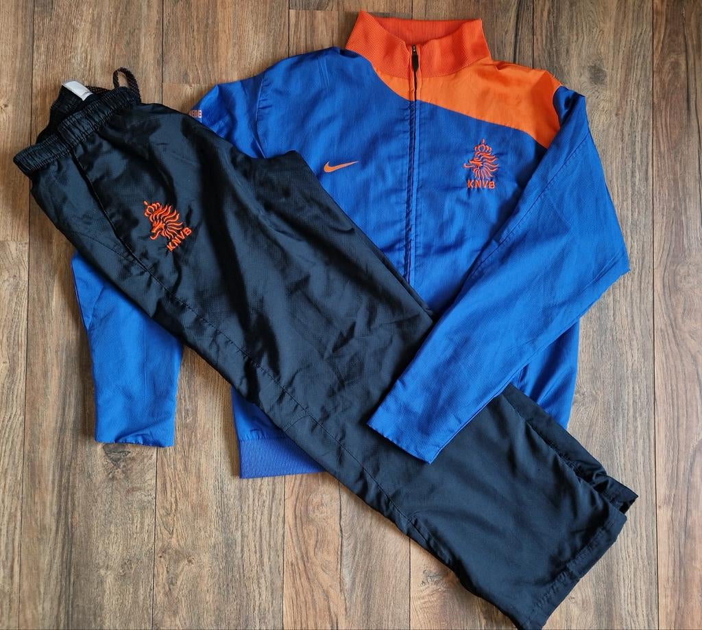 Nederlands elftal KNVB Oranje trainingspak 2008, Nike, Ophalen of Verzenden, Voetbal, Gedragen