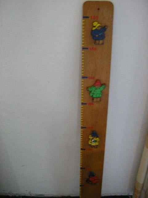 Houten meetlat Beertje Paddington, Ophalen of Verzenden, Zo goed als nieuw, Wanddecoratie